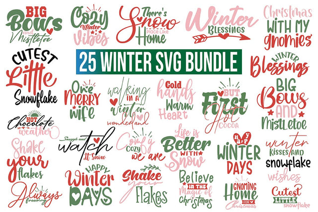 Winter SVG Bundle, Holiday SVG SVG orpitasn 