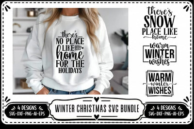 Winter Svg, Christmas Svg 4 Designs SVG shah alam 