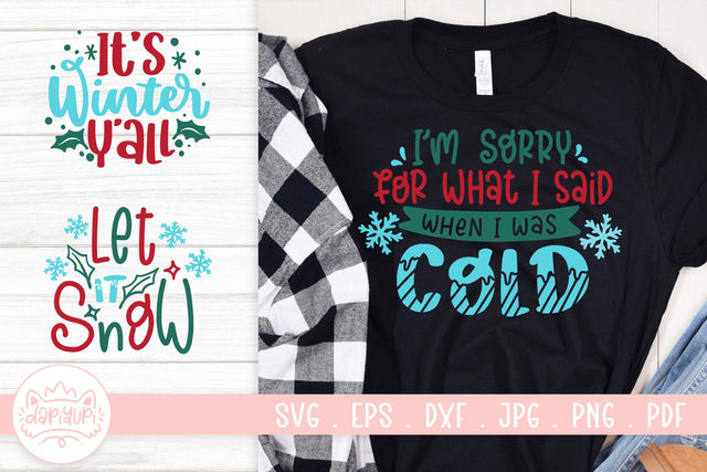 Winter SVG Cut File SVG dapiyupi store 