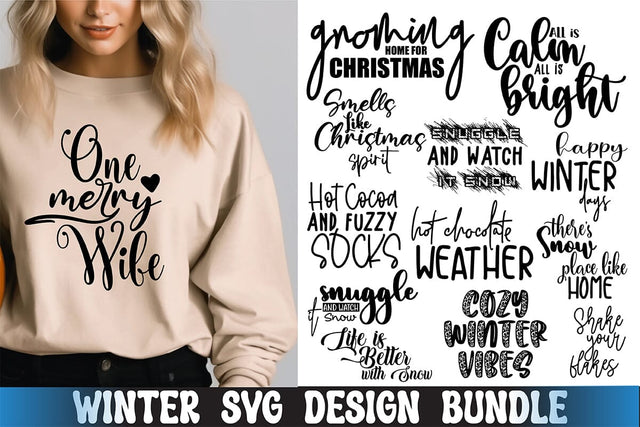 Winter SVG Design Bundle SVG orpitasn 