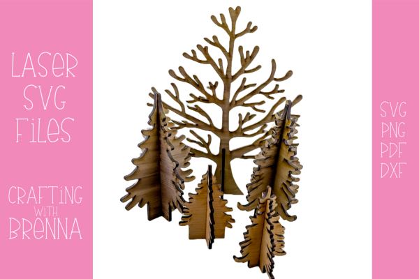 Winter Tree Laser SVG File SVG Crafting With Brenna 