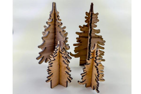 Winter Tree Laser SVG File SVG Crafting With Brenna 