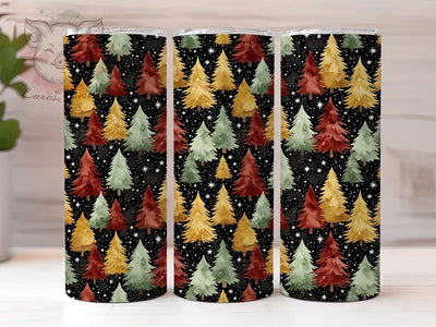 Winter Tree Pattern 20oz Tumbler, Winter Tree Pattern, Winter Tree Tumbler, Tree Pattern PNG, Winter Tree PNG, Tree Tumbler Wrap, Winter Pattern PNG, 20oz Tumbler Wrap Sublimation Lara' s Designs 