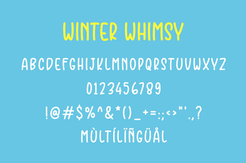 Winter Whimsy Font Font Suby Studio 