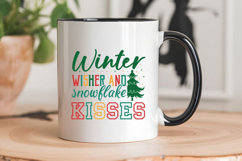 winter wisher and snowflake kisses SVG Angelina750 