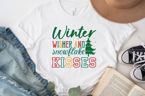 winter wisher and snowflake kisses SVG Angelina750 