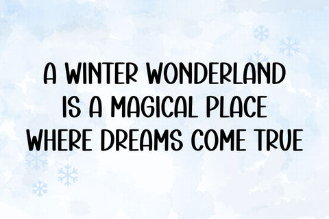 Winter Wonder Font Masyafi Studio 