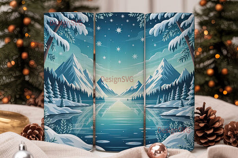 Winter Wonderland 20oz Tumbler Wrap Sublimation DesignSVG 