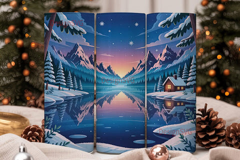 Winter Wonderland 20oz Tumbler Wrap Sublimation DesignSVG 
