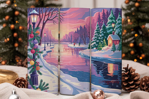 Winter Wonderland 20oz Tumbler Wrap Sublimation DesignSVG 