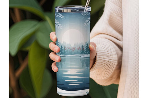 Winter Wonderland 20oz Tumbler Wrap Sublimation DesignSVG 