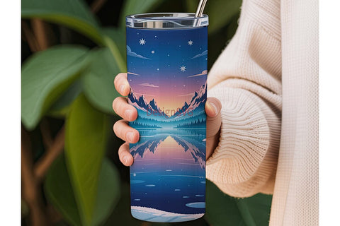 Winter Wonderland 20oz Tumbler Wrap Sublimation DesignSVG 