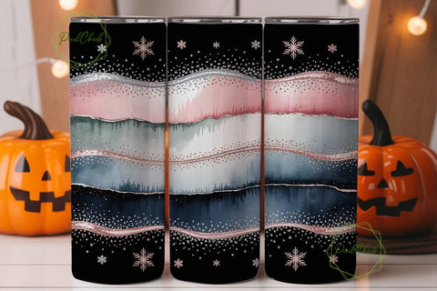 Winter Wonderland 20oz Tumbler Wrap Sublimation PixelChick 