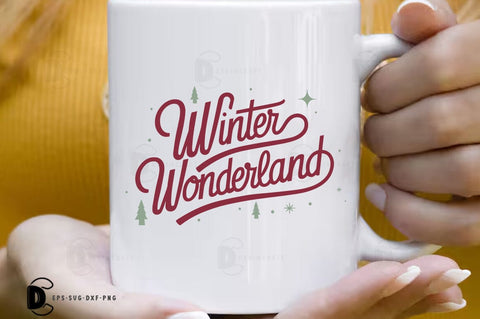 Winter Wonderland, Christmas Quote SVG T-shirt SVG FiveStarCrafting 