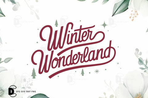 Winter Wonderland, Christmas Quote SVG T-shirt SVG FiveStarCrafting 