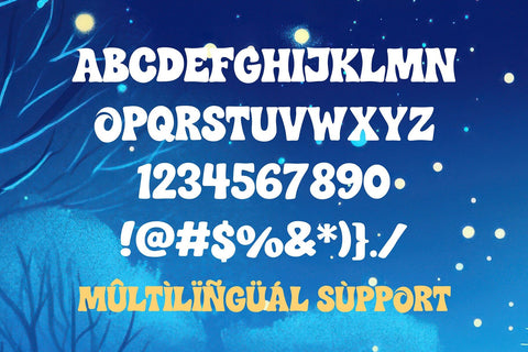 Winter Wonderland - Decorative Display Font Font Mozzatype 