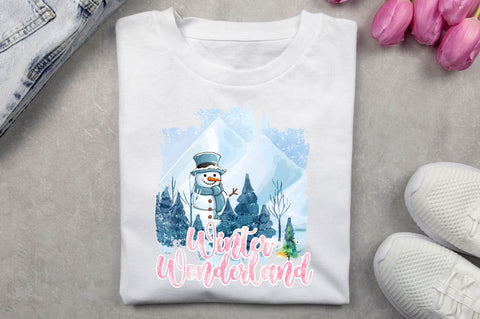 Winter Wonderland PNG Design Sublimation Regulrcrative 
