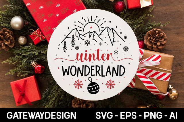 Winter Wonderland Sign Svg Design SVG designmaster24 
