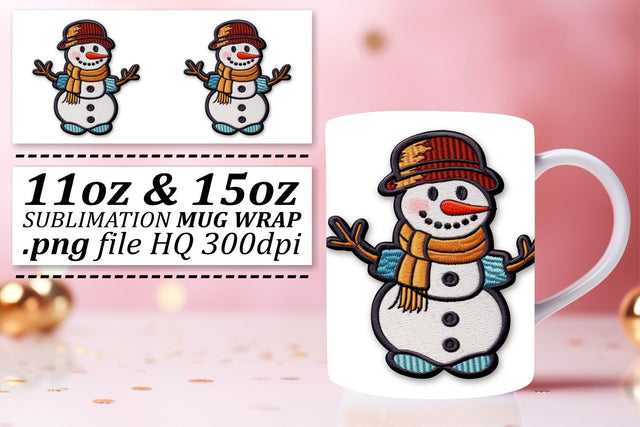 Winter Wonderland Sublimation: 3D Mug Art Sublimation afrosvg 