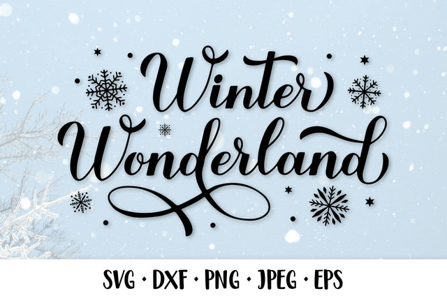 Winter Wonderland SVG. Winter quote. Farmhouse sign SVG LaBelezoka 