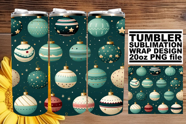 Winter Wonderland Tumbler - Festive 3D Ornaments 20oz Sublimation afrosvg 