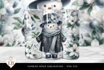 Winter Wonderland Tumbler Wrap Sublimation PNG Sublimation BijouBay 