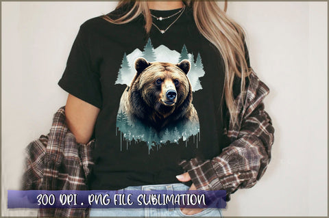 Winter Woodland PNG Sublimation Sublimation Shetara Begum 