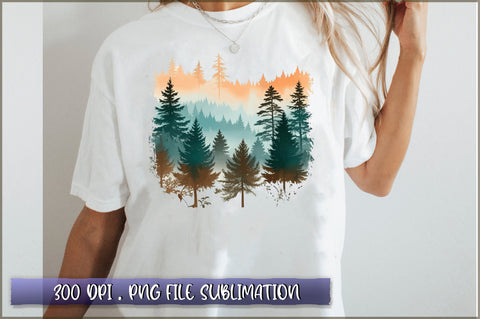 Winter Woodland PNG Sublimation Sublimation Shetara Begum 