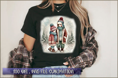 Winter Woodland PNG Sublimation Sublimation Shetara Begum 