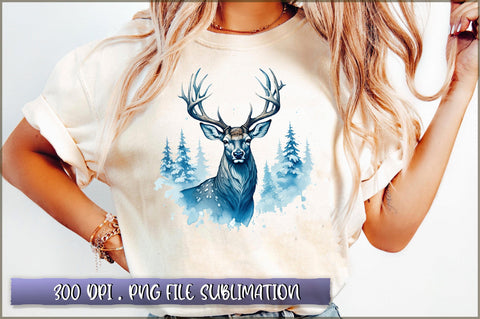 Winter Woodland PNG Sublimation Sublimation Shetara Begum 
