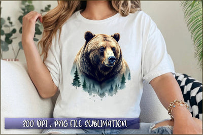Winter Woodland PNG Sublimation Sublimation Shetara Begum 