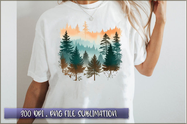 Winter Woodland PNG Sublimation Sublimation Shetara Begum 