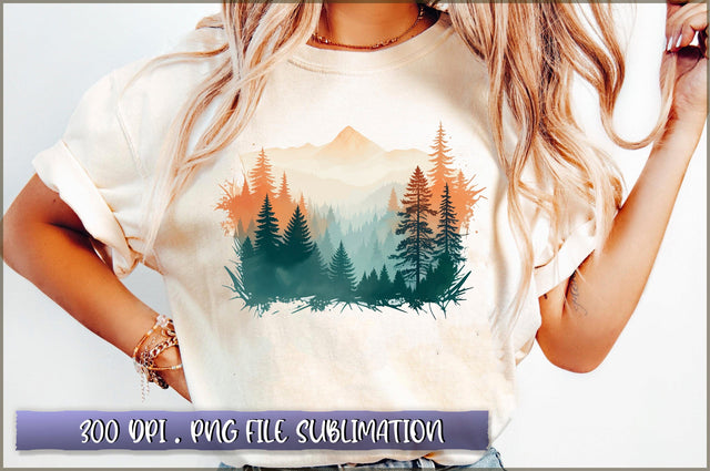 Winter Woodland PNG Sublimation Sublimation Shetara Begum 
