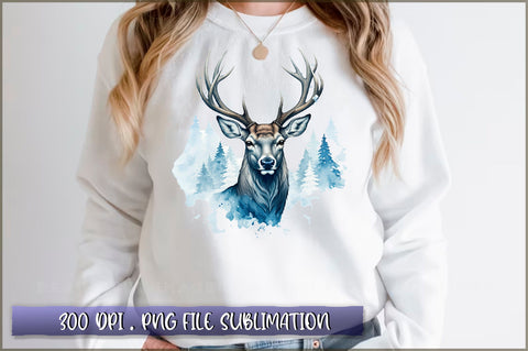 Winter Woodland PNG Sublimation Sublimation Shetara Begum 
