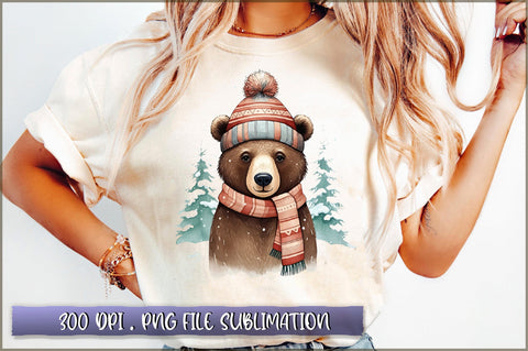 Winter Woodland PNG Sublimation Sublimation Shetara Begum 