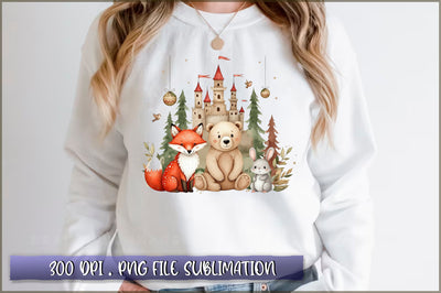 Winter Woodland PNG Sublimation Sublimation Shetara Begum 