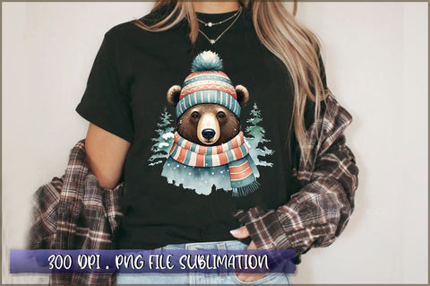 Winter Woodland PNG Sublimation Sublimation Shetara Begum 