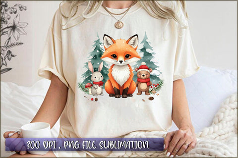 Winter Woodland PNG Sublimation Sublimation Shetara Begum 