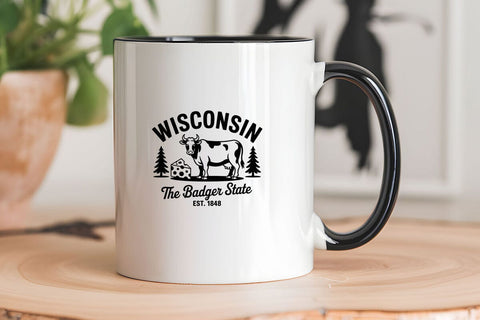 Wisconsin The Badger State Est. 1848 SVG Angelina750 