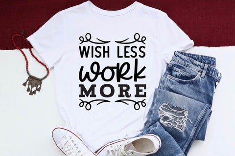 wish less work more SVG Angelina750 