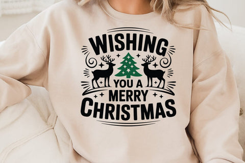 WISHING YOU A MERRY CHRISTMAS SVG Angelina750 