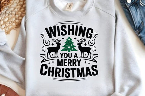 WISHING YOU A MERRY CHRISTMAS SVG Angelina750 
