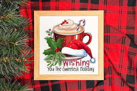Wishing you the sweetest holiday png design Sublimation Regulrcrative 