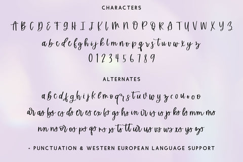 Wisterian Script Font Beck McCormick 