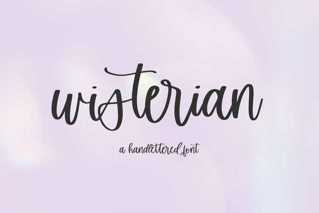 Wisterian Script Font Beck McCormick 