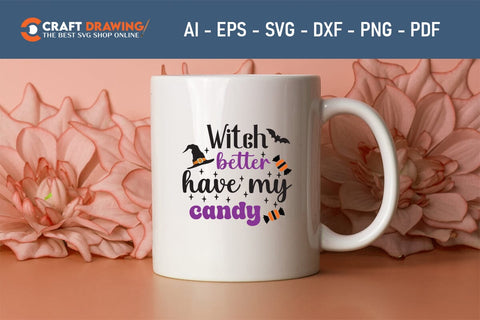 Witch Better Have My Candy Halloween Svg, Halloween Png , Halloween Clipart, Ghost Svg, Halloween Shirt Svg, Hippie Svg, Retro Svg, Svg Bundle, Sublimation Designs SVG Debashish Barman 