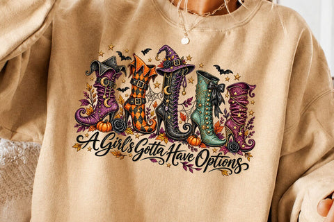 Witch Boots Halloween Sublimation PNG SVG DesignDestine 