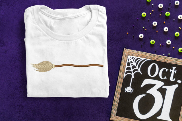 Witch Broom Embroidery Embroidery/Applique DESIGNS Risa Rocks It 