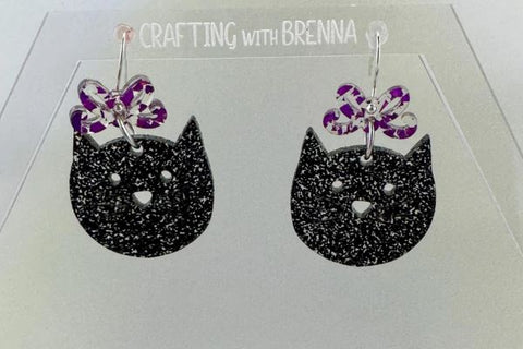 Witch Earrings Bundle Laser SVG File SVG Crafting With Brenna 