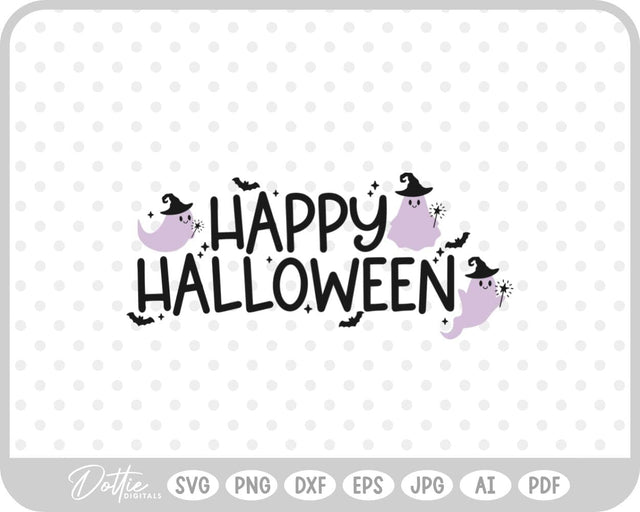 Witch Ghosts SVG DottieDigitals 